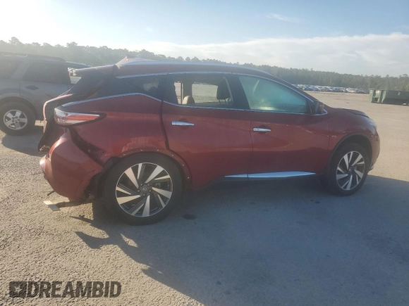 2016 Nissan Murano SL z VIN 5N1AZ2MG3GN110725, wystawiony jako Copart lot #53287025 z przebiegiem 109 379 mil mil oraz Szkoda całkowita • Salvage title. Historia ofert i sprzedaży dostępna na DreamBid. Obrazek 3.