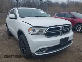 2018 Dodge Durango SXT with VIN 1C4RDJAG6JC198435, listed as a IAAI auction lot 41896257 with 161,711 mi miles and . Bid and sale history available at DreamBid. Image 1.