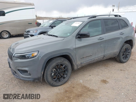 2023 Jeep Cherokee Altitude Lux with VIN 1C4PJMMB3PD110901, listed as a IAAI auction lot 42003987 with 42,555 mi miles. Bid and sale history available at carsss.com. Image 2.