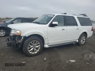 2017 Ford Expedition Max Limited z VIN 1FMJK2AT2HEA01972, wystawiony jako Copart lot #54907635 z przebiegiem 154 770 mil mil oraz Szkoda całkowita • Salvage title. Historia ofert i sprzedaży dostępna na DreamBid. Obrazek 1.