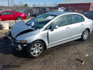 2009 Honda Civic Sdn LX with VIN 2HGFA16599H362628, listed as a IAAI auction lot 41826609 with 177,249 mi miles. Bid and sale history available at carsss.com. Image 2.
