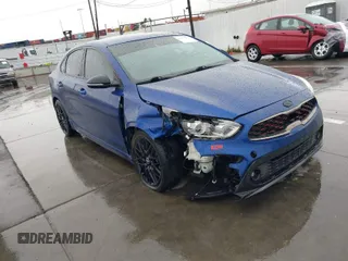 2020 Kia Forte GT-Line with VIN 3KPF34AD0LE249078, listed as a IAAI auction lot 41731165 with 110,111 mi miles. Bid and sale history available at carsss.com. Image 1.