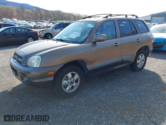 2005 Hyundai Santa Fe GLS with VIN KM8SC13D15U013890, listed as a IAAI auction lot 41917783 with 227,891 mi miles. Bid and sale history available at carsss.com. Image 2.