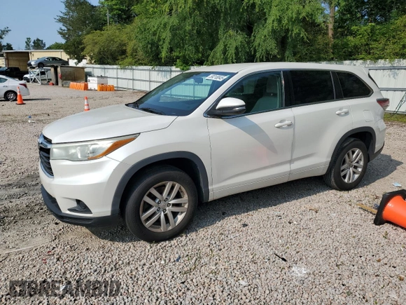 2015 Toyota Highlander LE z VIN 5TDZARFH9FS015561, wystawiony jako Copart lot #59218845 z przebiegiem 215 288 mil mil oraz Czysty tytuł • Clean title. Historia ofert i sprzedaży dostępna na DreamBid. Obrazek 1.