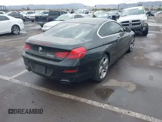 2012 BMW 6 Series 650i with VIN WBALX3C57CDV77359, listed as a IAAI auction lot 41443966 with 64,500 mi miles. Bid and sale history available at carsss.com. Image 4.