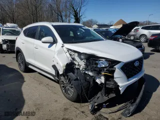 2020 Hyundai Tucson SEL with VIN KM8J3CAL7LU214868, listed as a Copart auction lot 48202125 with 36,525 mi miles and Salvage Title. Bid and sale history available at carsss.com. Image 4.