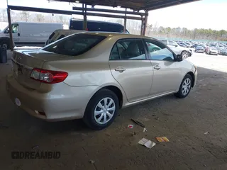 2011 Toyota Corolla L with VIN 2T1BU4EE3BC543537, listed as a IAAI auction lot 41906173 with 182,663 mi miles. Bid and sale history available at carsss.com. Image 4.