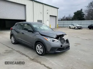 2020 Nissan Kicks S with VIN 3N1CP5BV3LL544243, listed as a Copart auction lot 44253975 with 104,083 mi miles and Salvage Title. Bid and sale history available at carsss.com. Image 10.