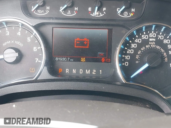 2013 Ford F-150 XL with VIN 1FTFX1ET4DFB28193, listed as a IAAI auction lot 42508120 with 81,930 mi miles and . Bid and sale history available at DreamBid. Image 15.