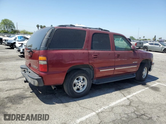 2002 Chevrolet Tahoe LS with VIN 1GNEC13T72R232464, listed as a Copart auction lot 59031985 with Not provided miles and Clean title. Bid and sale history available at DreamBid. Image 3.