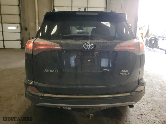 2017 Toyota RAV4 Hybrid XLE with VIN JTMRJREV7HD152486, listed as a Copart auction lot 89173825 with 95,461 mi miles and Salvage Title. Bid and sale history available at carsss.com. Image 6.