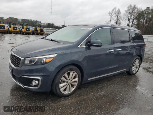 2017 Kia Sedona SX-L with VIN KNDME5C14H6271978, listed as a Copart auction lot 84454624 with 79,753 mi miles and Clean Title. Bid and sale history available at carsss.com. Image 1.