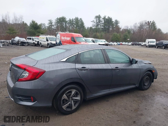 2020 Honda Civic Sedan LX with VIN 2HGFC2F63LH574540, listed as a IAAI auction lot 40927929 with 91,138 mi miles. Bid and sale history available at carsss.com. Image 14.