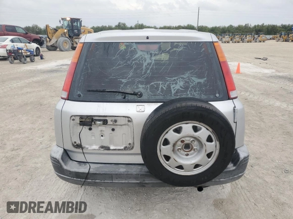 2000 Honda CR-V LX with VIN JHLRD2842YC011321, listed as a Copart auction lot 80714704 with 193,291 mi miles and Salvage Title. Bid and sale history available at carsss.com. Image 6.