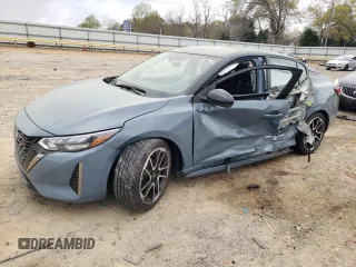 2024 Nissan Sentra SR z VIN 3N1AB8DV5RY244364, wystawiony jako Copart lot #51608085 z przebiegiem 34 199 mil mil oraz Szkoda całkowita • Salvage title. Historia ofert i sprzedaży dostępna na DreamBid. Obrazek 1.