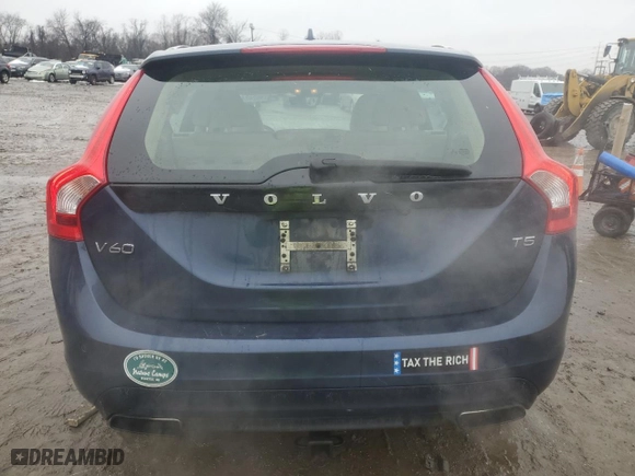 2015 Volvo V60 T5 Drive-E Premier with VIN YV140MEK9F1233763, listed as a Copart auction lot 45242415 with 97,916 mi miles and Salvage Title. Bid and sale history available at carsss.com. Image 6.