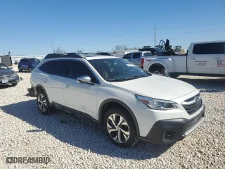 2020 Subaru Outback Touring XT with VIN 4S4BTGPD8L3255883, listed as a Copart auction lot 47628715 with 57,559 mi miles and Salvage Title. Bid and sale history available at carsss.com. Image 4.