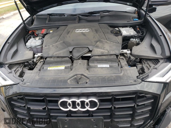 2020 Audi Q8 Premium Plus with VIN WA1EVAF1XLD001273, listed as a Copart auction lot 84743164 with 78,025 mi miles and Salvage title. Bid and sale history available at DreamBid. Image 12.