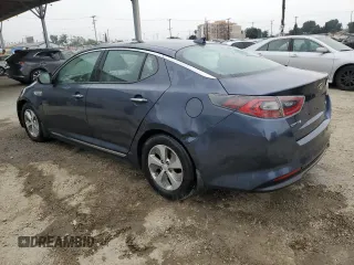 2015 Kia Optima Hybrid with VIN KNAGM4AD7F5086881, listed as a Copart auction lot 76205754 with 211,707 mi miles and Clean Title. Bid and sale history available at carsss.com. Image 2.