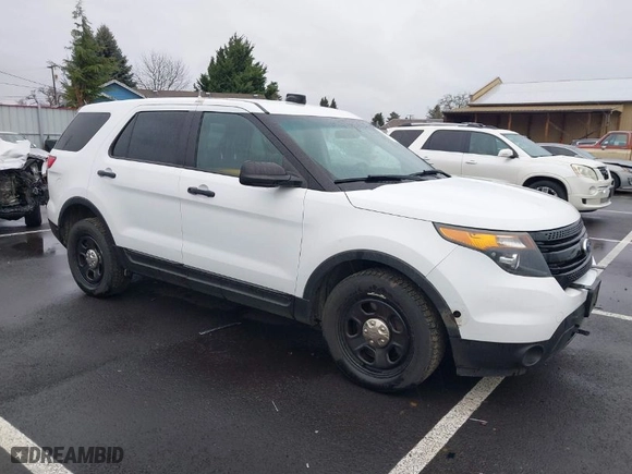 2015 Ford Utility Police Interceptor with VIN 1FM5K8AR1FGA46430, listed as a IAAI auction lot 41598988 with 137,809 mi miles. Bid and sale history available at carsss.com. Image 1.
