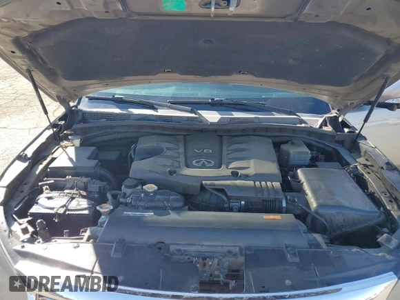 2012 Infiniti QX56 8-passenger with VIN JN8AZ2ND8C9715856, listed as a Copart auction lot 49471125 with 125,346 mi miles and Salvage title. Bid and sale history available at DreamBid. Image 12.