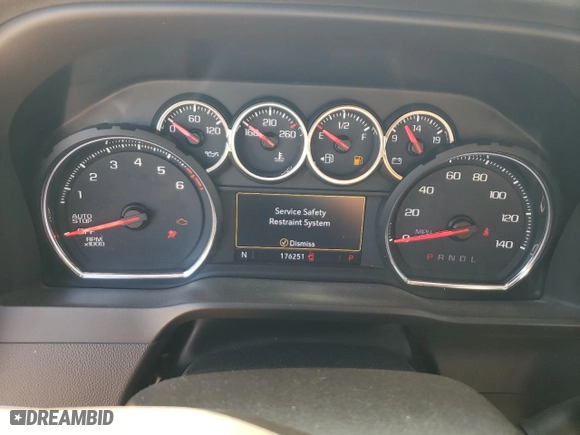 2019 Chevrolet Silverado 1500 LT with VIN 3GCPWCEK8KG132205, listed as a Copart auction lot 76634074 with 176,251 mi miles and Salvage Title. Bid and sale history available at carsss.com. Image 9.