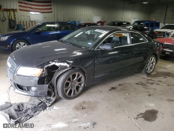 2012 Audi A5 2.0T Premium with VIN WAUCFAFR3CA045081, listed as a Copart auction lot 83908864 with 133,673 mi miles and Clean Title. Bid and sale history available at carsss.com. Image 1.