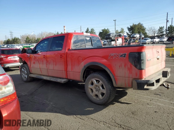 2012 Ford F-150 XL with VIN 1FTFW1ET1CKD52157, listed as a Copart auction lot 47454515 with 164,000 mi miles and Salvage title. Bid and sale history available at DreamBid. Image 2.