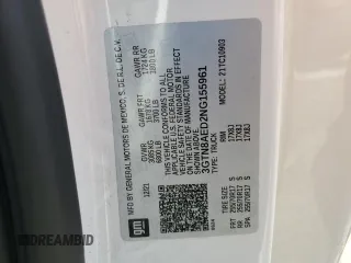 2022 GMC Sierra 1500 Limited Pro with VIN 3GTN8AED2NG155961, listed as a Copart auction lot 69390594 with 50,294 mi miles and Salvage Title. Bid and sale history available at carsss.com. Image 14.
