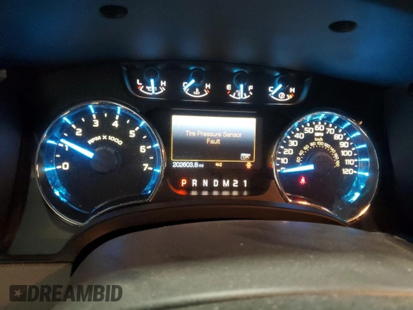 2011 Ford F-150 XLT with VIN 1FTFW1ET6BFB03019, listed as a Copart auction lot 62326295 with 202,603 mi miles and Salvage title. Bid and sale history available at DreamBid. Image 9.