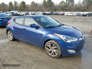 2017 Hyundai Veloster with VIN KMHTC6ADXHU305241, listed as a Copart auction lot 43567895 with 113,386 mi miles and Salvage Title. Bid and sale history available at carsss.com. Image 4.