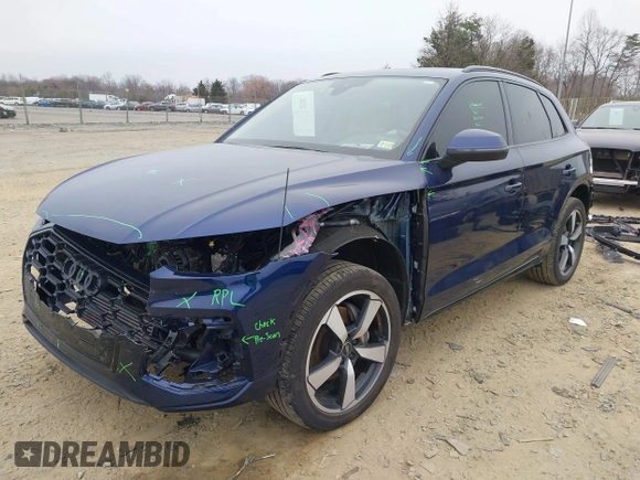 2023 Audi Q5 S line Premium Plus z VIN WA1EAAFY0P2150107, wystawiony jako IAAI lot #41784798 z przebiegiem 27 019 mil mil oraz . Historia ofert i sprzedaży dostępna na DreamBid. Obrazek 19.