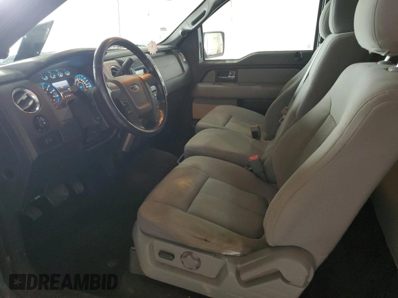 2013 Ford F-150 XL with VIN 1FTFX1EF0DFD99679, listed as a Copart auction lot 57461065 with 216,138 mi miles and Salvage title. Bid and sale history available at DreamBid. Image 7.
