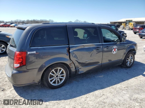 2019 Dodge Grand Caravan SXT with VIN 2C4RDGCGXKR544804, listed as a Copart auction lot 50047295 with 112,374 mi miles and Salvage Title. Bid and sale history available at DreamBid. Image 3.