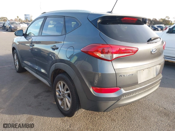 2017 Hyundai Tucson SE Plus with VIN KM8J33A47HU396149, listed as a IAAI auction lot 41391186 with 58,192 mi miles. Bid and sale history available at carsss.com. Image 3.