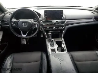 2018 Honda Accord Sedan Sport 1.5T with VIN 1HGCV1F33JA072040, listed as a Copart auction lot 44643885 with 140,466 mi miles and Salvage Title. Bid and sale history available at carsss.com. Image 8.