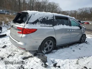2022 Honda Odyssey EX with VIN 5FNRL6H53NB017028, listed as a Copart auction lot 88647385 with Not Provided miles and Salvage Title. Bid and sale history available at DreamBid. Image 3.
