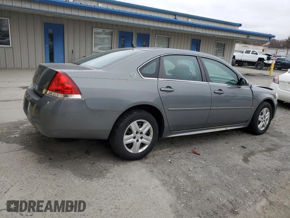 2009 Chevrolet Impala LS with VIN 2G1WB57K891223003, listed as a Copart auction lot 50491765 with Not Provided miles and Salvage Title. Bid and sale history available at DreamBid. Image 3.