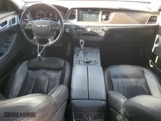 2015 Hyundai Genesis 5.0L with VIN KMHGN4JF7FU021001, listed as a Copart auction lot 49530295 with 111,281 mi miles and Salvage Title. Bid and sale history available at carsss.com. Image 8.