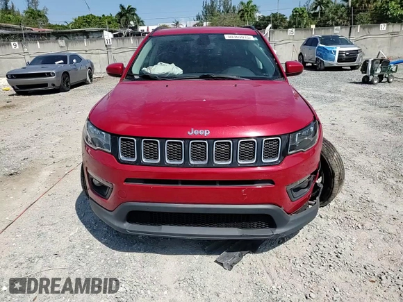 2019 Jeep Compass Latitude with VIN 3C4NJCBB0KT646602, listed as a Copart auction lot 50365015 with 50,782 mi miles and Non Repairable. Bid and sale history available at DreamBid. Image 13.