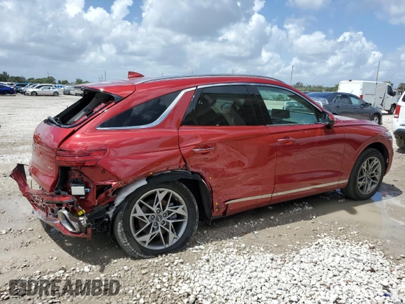 2022 Genesis GV70 2.5T with VIN KMUMADTB5NU068763, listed as a Copart auction lot 51658085 with 29,091 mi miles and Non Repairable. Bid and sale history available at DreamBid. Image 3.