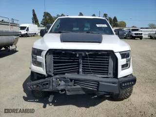 2016 Ford F-150 XLT with VIN 1FTFW1EFXGKE04983, listed as a Copart auction lot 52567255 with 176,350 mi miles and Salvage Title. Bid and sale history available at carsss.com. Image 5.