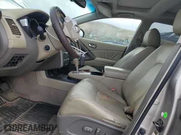 2009 Nissan Murano SL with VIN JN8AZ18W99W122119, listed as a Copart auction lot 53367015 with 179,801 mi miles and Salvage Title. Bid and sale history available at DreamBid. Image 7.
