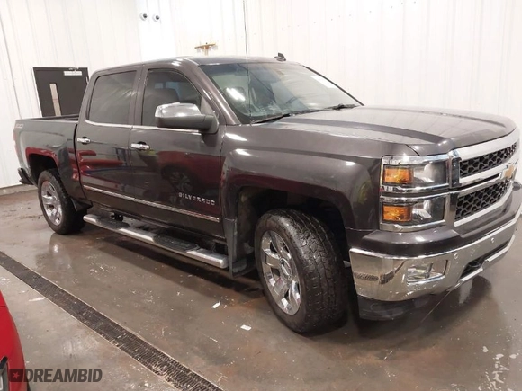 2014 Chevrolet Silverado 1500 LTZ with VIN 3GCUKSEC3EG391738, listed as a IAAI auction lot 41898072 with 69,013 mi miles. Bid and sale history available at carsss.com. Image 1.