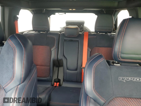 2023 Ford Bronco Raptor with VIN 1FMEE5JR9PLC09582, listed as a Copart auction lot 55841805 with 873 mi miles and Salvage Title. Bid and sale history available at DreamBid. Image 10.