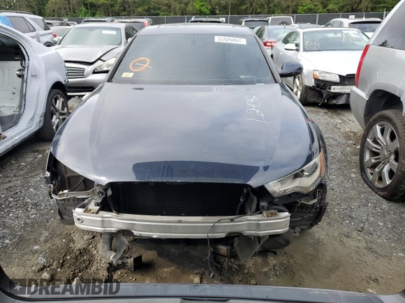 2015 Audi A6 2.0T Premium with VIN WAUFFAFC0FN029054, listed as a Copart auction lot 55926064 with 109,769 mi miles and Salvage Title. Bid and sale history available at carsss.com. Image 5.