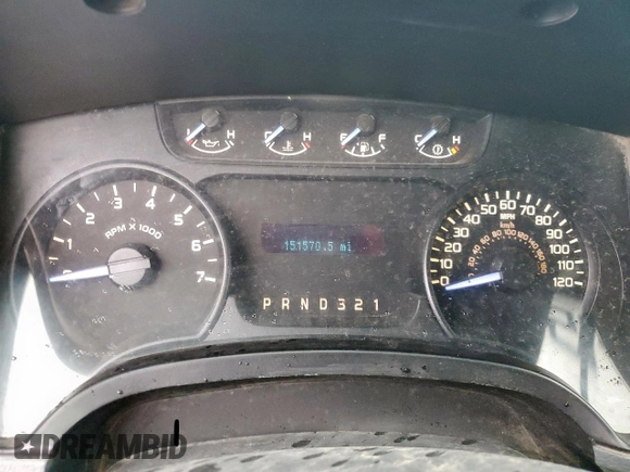 2012 Ford F-150 XL with VIN 1FTNF1CF7CKD33668, listed as a Copart auction lot 58847245 with 151,570 mi miles and Clean title. Bid and sale history available at DreamBid. Image 9.