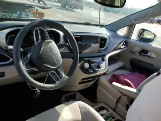 2018 Chrysler Pacifica Hybrid Touring Plus with VIN 2C4RC1H71JR159333, listed as a Copart auction lot 49529185 with 0 mi miles and Salvage Title. Bid and sale history available at carsss.com. Image 8.