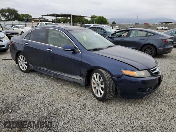 2008 Acura TSX Nav with VIN JH4CL96908C000040, listed as a Copart auction lot 59428855 with 113,682 mi miles and Salvage title. Bid and sale history available at DreamBid. Image 4.