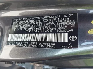 2008 Scion xD with VIN JTKKU10458J014660, listed as a IAAI auction lot 42100828 with 136,436 mi miles. Bid and sale history available at carsss.com. Image 9.